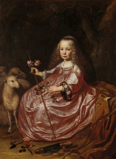 Porträt von Clara Alewijn von Dirck Dircksz. van Santvoort