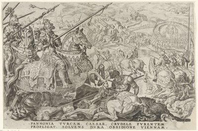 Befreiung von Wien, 1529 von Dirck Volckertsz. Coornhert