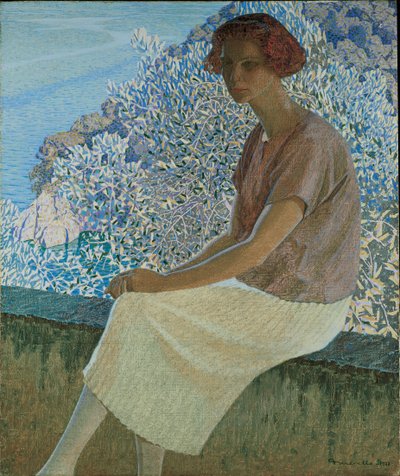 Calma argentea. Porträt von Alma Fidora, 1922 von Domenico Guerello