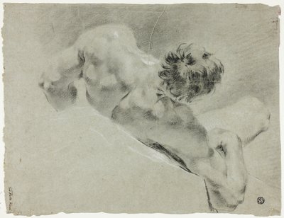 Männlicher Akt von hinten gesehen von Domenico Maggiotto