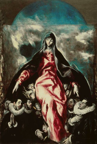 Die Madonna der Barmherzigkeit, ca. 1600-1603 von Dominico El Greco