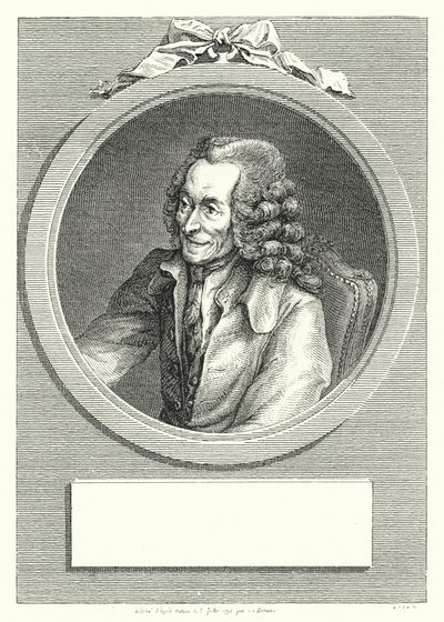 Voltaire, französischer Aufklärer und Philosoph von Dominique Vivant (after) Denon