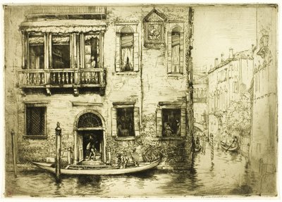 Der Kanal des kleinen Heiligen, Venedig von Donald Shaw MacLaughlan