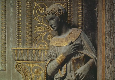 Die Cavalcanti-Verkündigung: Die Jungfrau (Detail) von Donatello