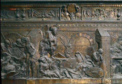 Die Auferstehung Christi. (Detail) von Donatello