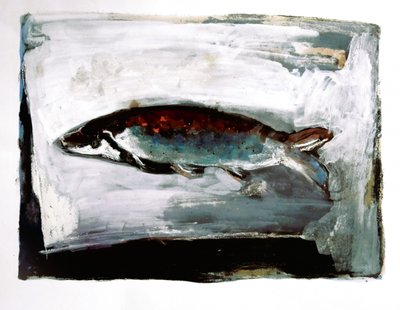 Dunkler Wasserfisch von Doris Schmitz