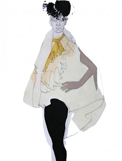 Elegante Modefigur von Doris Schmitz