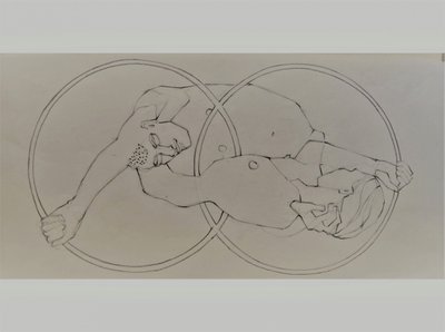 Verflochtene Menschliche Formen von Doris Schmitz
