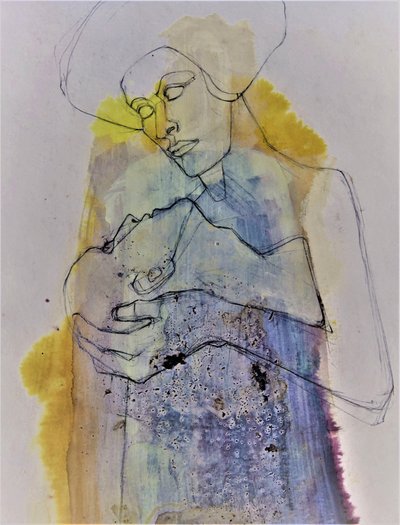 Mutter-Kind-Umarmung von Doris Schmitz
