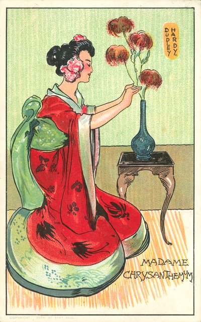 Madame Chrysanthemum, aus dem Roman von Pierre Loti von Dudley Hardy