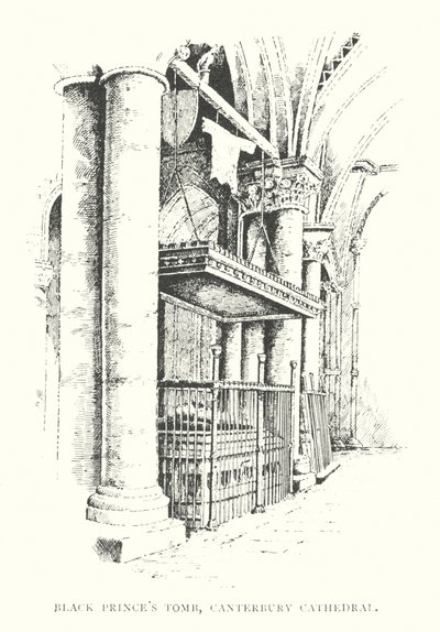 Grab des Schwarzen Prinzen, Kathedrale von Canterbury von Duncan Moul