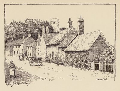 Sussex: Bramber Village von Duncan Moul