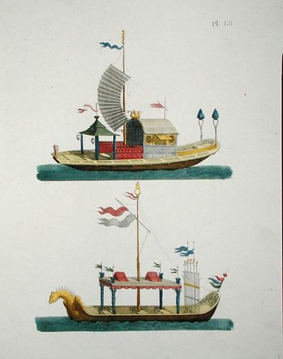 Chinesische Zierboote, aus 