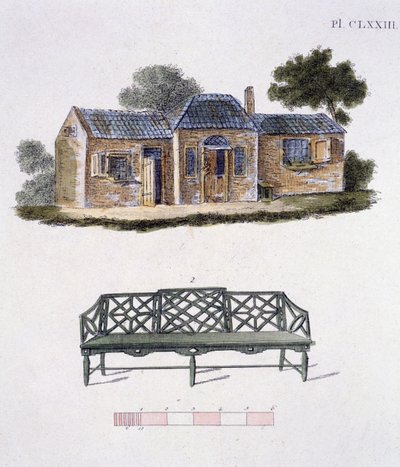 Illustration aus dem Magazin der Gartenschätze von G Van Laar, 1802 von Dutch School