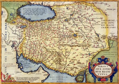 Karte von Persien, aus dem Theatrum Orbis Terrarum, veröffentlicht von Abraham Ortelius (1527-98) Antwerpen, ca. 1590 von Dutch School
