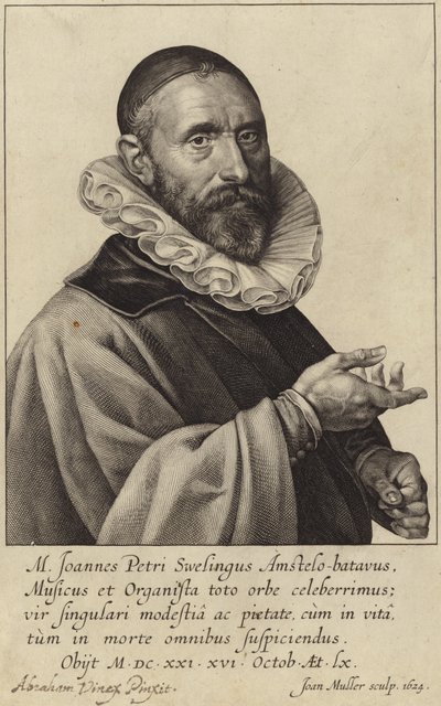 Porträt von Jan Pieterszoon Sweelinck von Dutch School