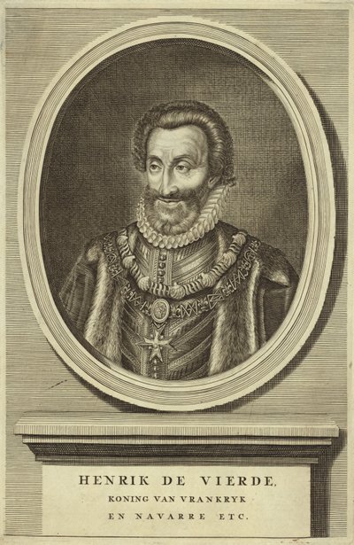 Porträt von König Heinrich IV. von Frankreich von Dutch School