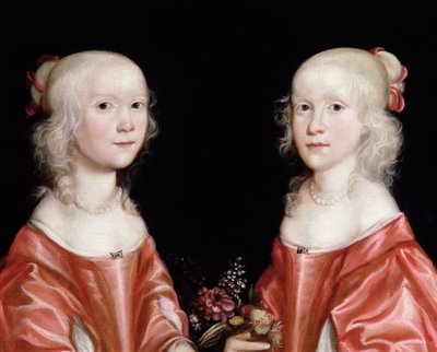 Porträt von Zwillingsschwestern, ca. 1650 von Dutch School