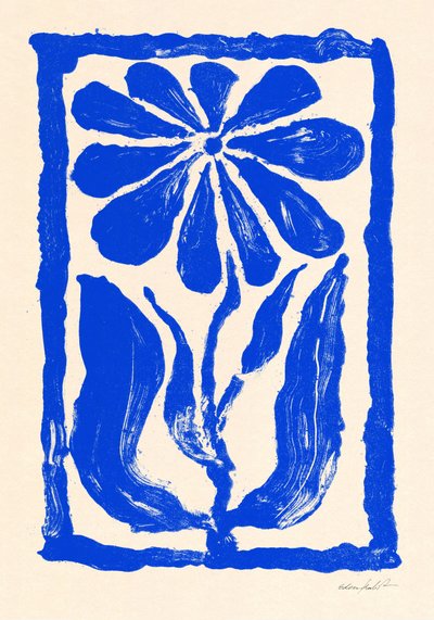 Blaue Blüte von EDEN KALIF