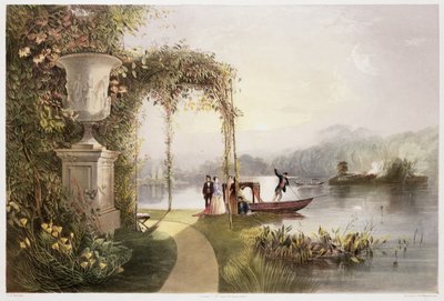Der See, Trentham Hall Gardens, aus 