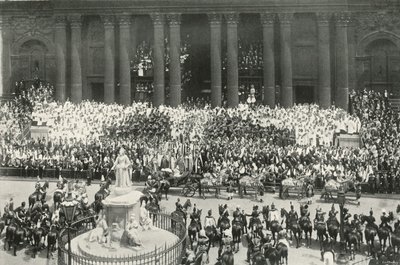 Die Zeremonie in St. Pauls, London, 1897 von E. and S. Woodbury