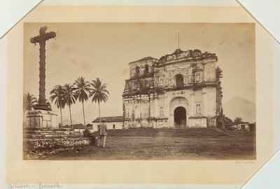 Kathedrale, Escuintla, Guatemala von Eadweard Muybridge