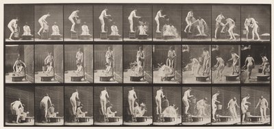 Tafel 408. Zwei Modelle von Eadweard Muybridge