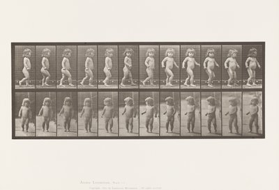 Tafel 468. Kind, Gehen von Eadweard Muybridge