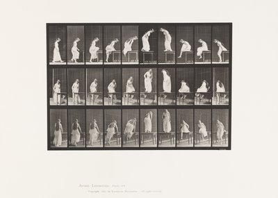 Tafel 513. Auf den Tisch steigen und absteigen von Eadweard Muybridge