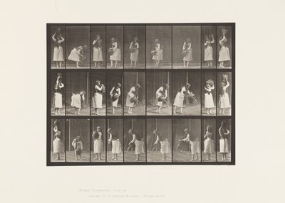 Tafel 516. Verschiedene Bewegungen mit einem Wasserkrug von Eadweard Muybridge
