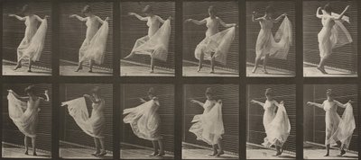 Tafel Nummer 189. Tanz (Fantasietanz) von Eadweard Muybridge