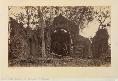 Ruinen der Kirche von Las Monjas, Alt-Panama von Eadweard Muybridge