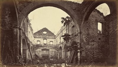 Ruinen der Kirche von Santo Domingo-Panama von Eadweard Muybridge