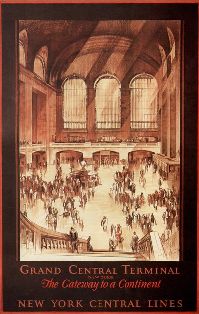 Grand Central Terminal, New York, 1927 von Earl Horter