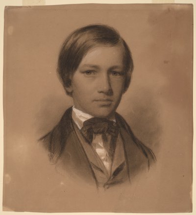 Porträt eines jungen Mannes von Eastman Johnson