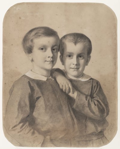 Porträt von Wigbold Albert Willem, Graf von Limburg Stirum und Graf Hendrik von Eastman Johnson
