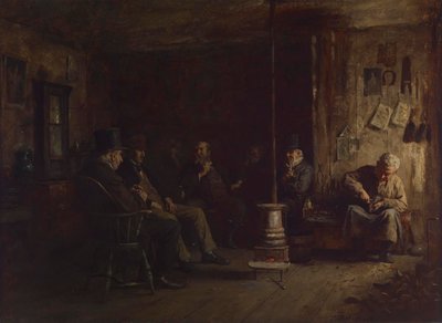 Die Nantucket-Schule der Philosophie von Eastman Johnson