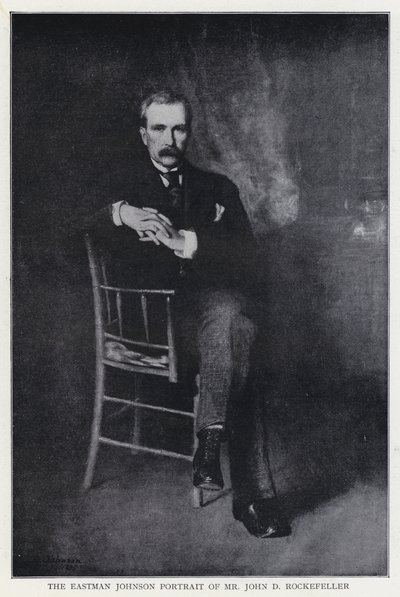 Das Eastman Johnson Porträt von Mr. John D. Rockefeller von Eastman after Johnson