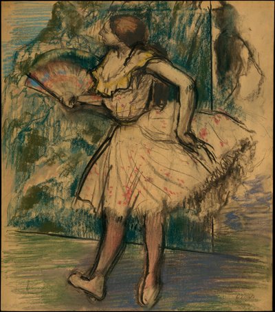 Tänzerin mit einem Fächer von Edgar Degas