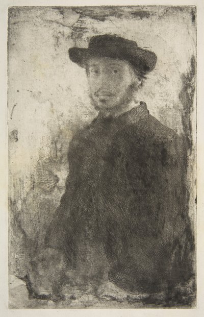 Edgar Degas: Selbstporträt von Edgar Degas