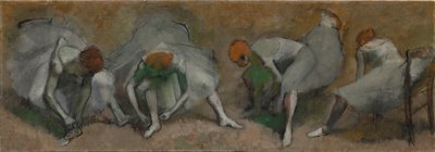 Fries der Tänzer, ca. 1895 von Edgar Degas