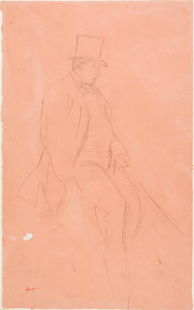 Reitender Herr von Edgar Degas