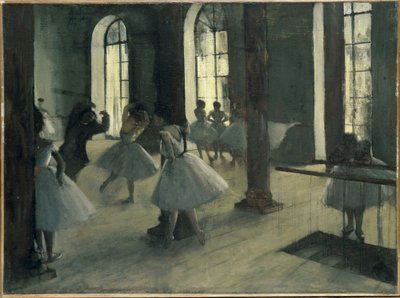 Die Probe im Ballettsaal von Edgar Degas