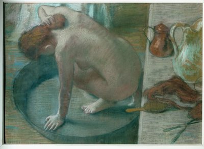 Le tub (Frau in ihrer Badewanne) von Edgar Degas