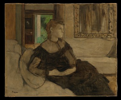 Madame Théodore Gobillard (Yves Morisot, 1838–1893) von Edgar Degas