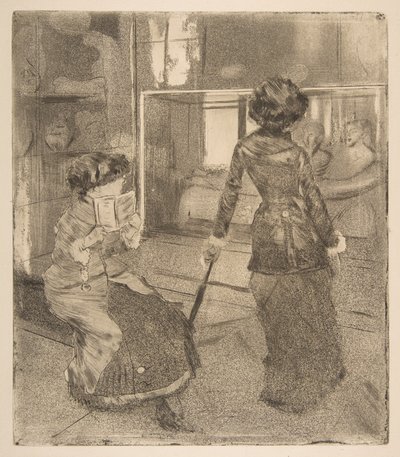 Mary Cassatt im Louvre: Die etruskische Galerie von Edgar Degas