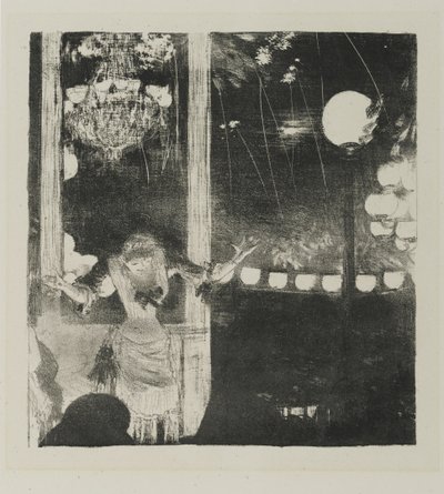 Mlle Becat im Café des Ambassadeurs, 1877-78 von Edgar Degas