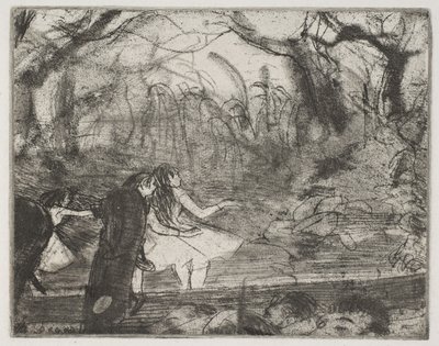 Auf der Bühne III von Edgar Degas