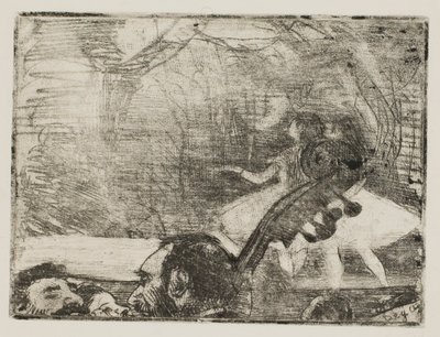 Auf der Bühne I von Edgar Degas