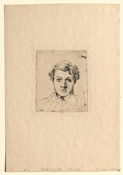 Porträt des Bruders des Künstlers (René Degas) von Edgar Degas